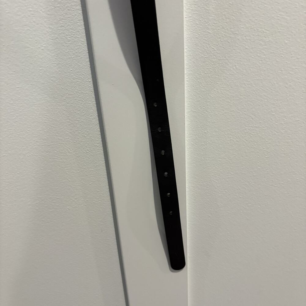 Gucci Black Leather Belt Women Size 80 US 32 Gold Horsebit Buckle Italy Classic - Picture 10 of 15